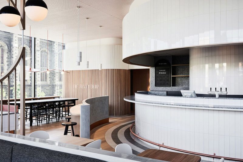 the penny drop café melbourne design by huntly
