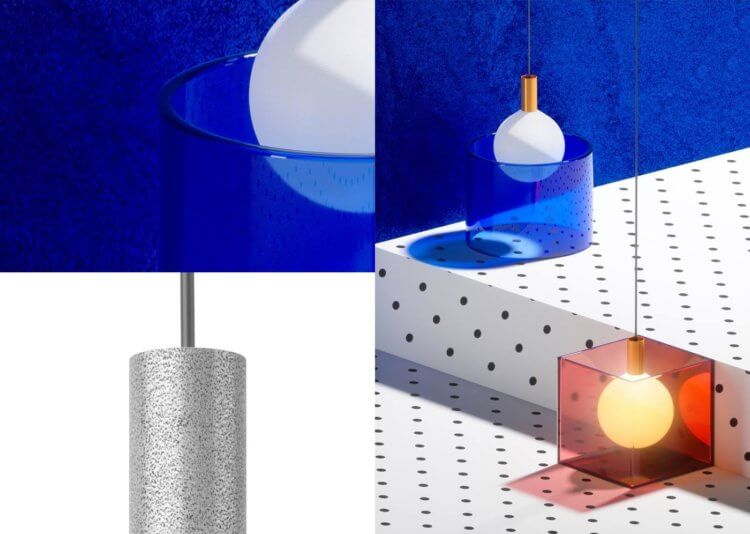 Suprematic Lamps by Wishnya Design Studio