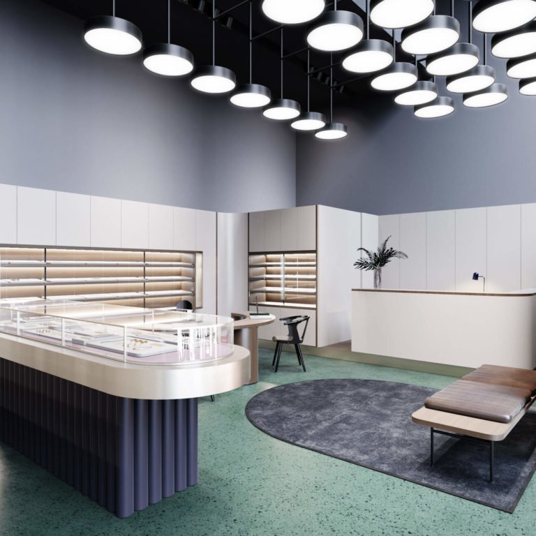 S&Tarchitects, jewelry store in Astana, curated by huskdesignblog.com