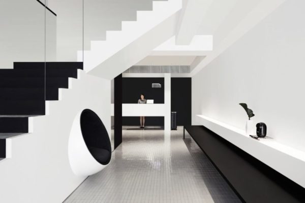 Design, Architecture d'intérieur, Noir et Blanc - Hotel Mono, Singapore