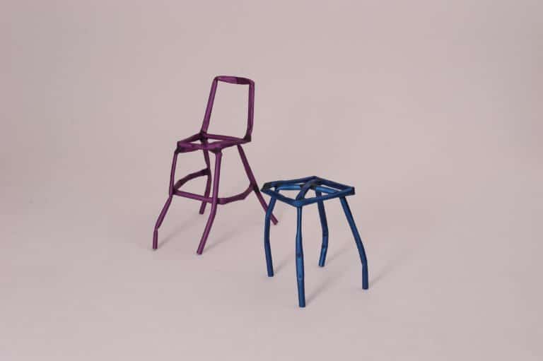 A conceptual design furniture series by Korean designer Jinyeong Yeon.