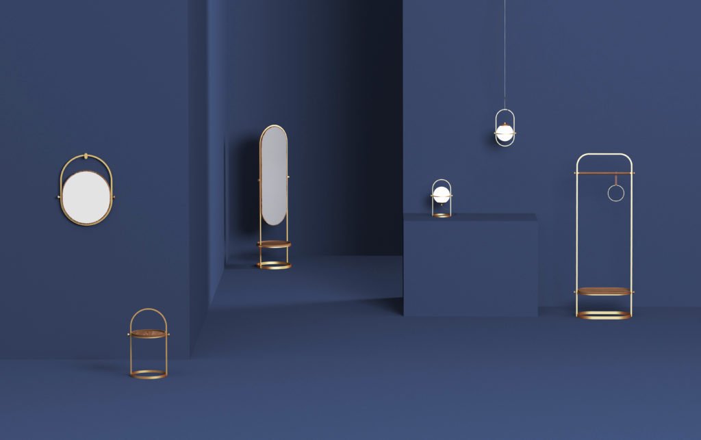 On the occasion of Maison&Objet, Urbancraft presented new works including brass mirrors and lighting.