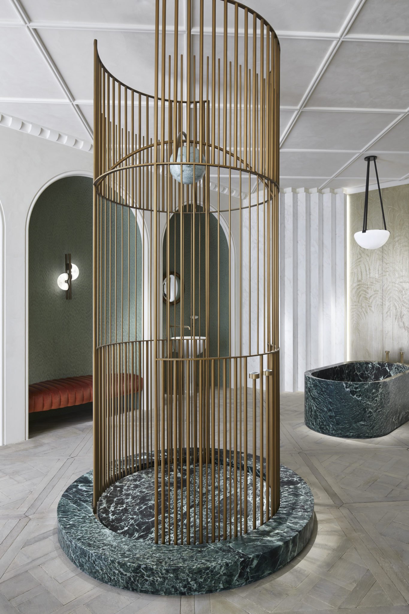AD Intérieurs 2019, Humbert & Poyet, La salle de bain néo-classique