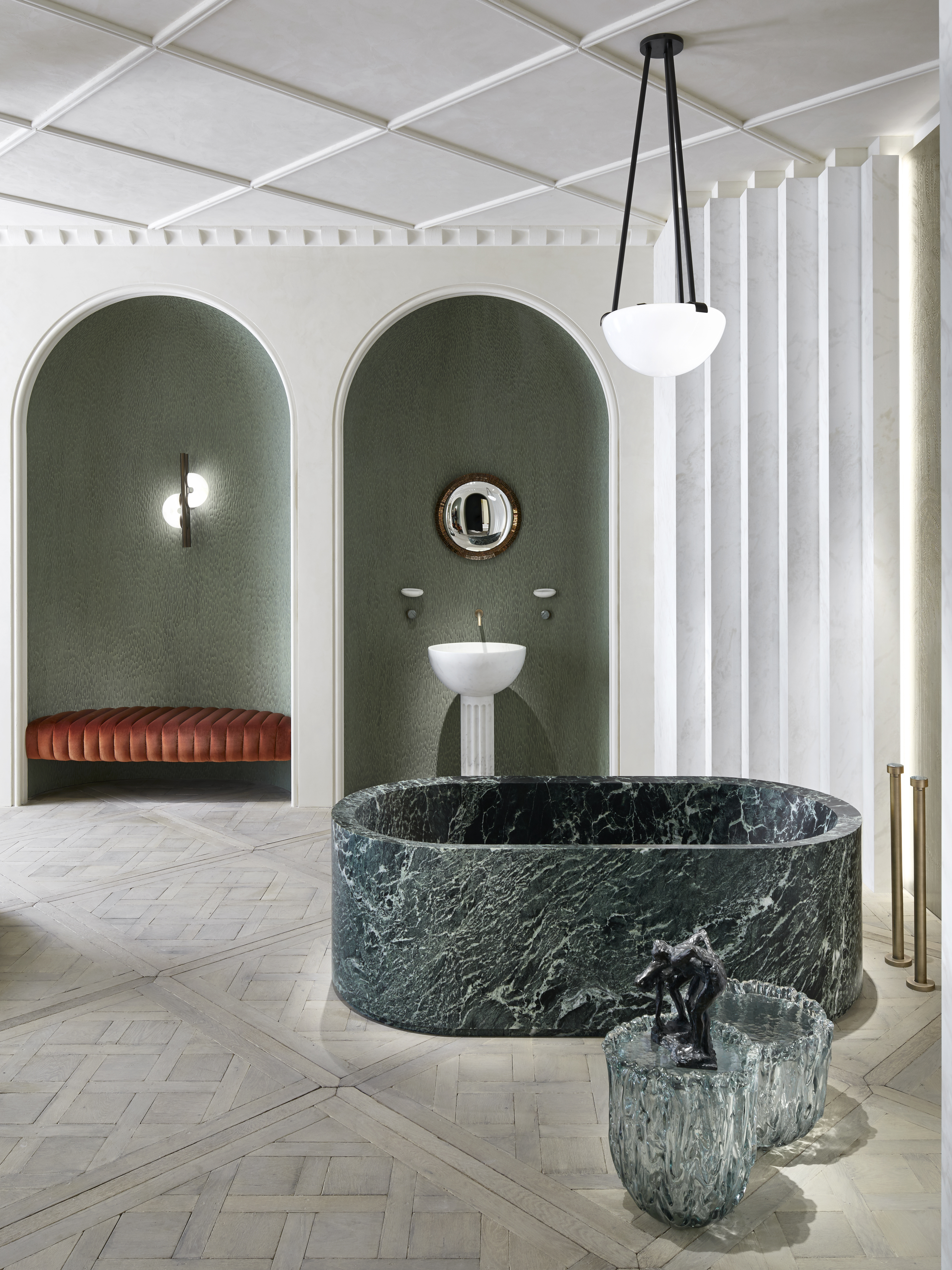 AD Intérieurs 2019, Humbert & Poyet, La salle de bain néo-classique