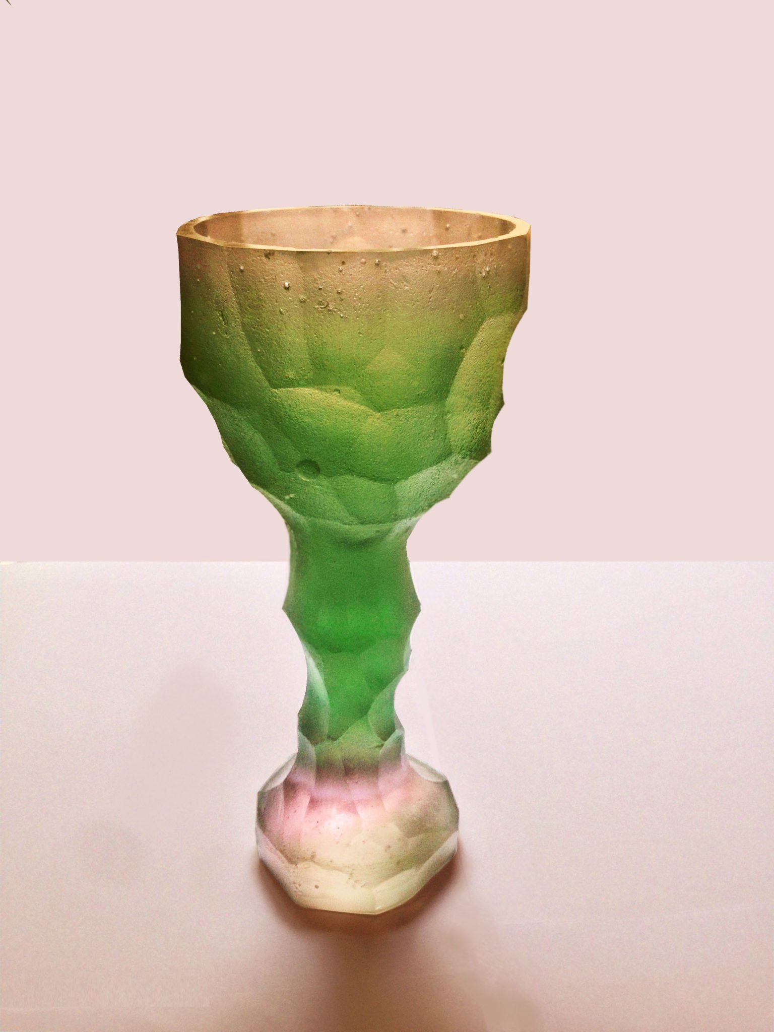 Collectible 2020, Alissa Volchkova, green glass vase