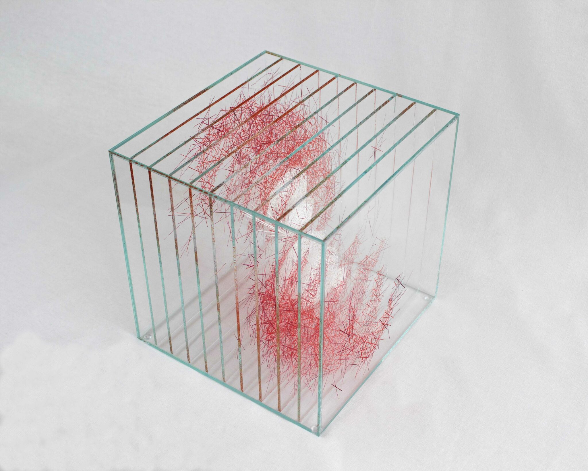 Table basse en verre design, design Ludovic Roth pour Cassiom