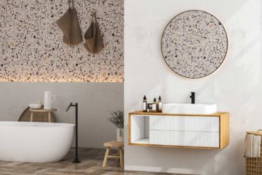 Salle de bain terrazzo