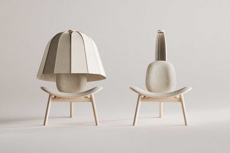 La chaise cocon Shanti de Inner Design