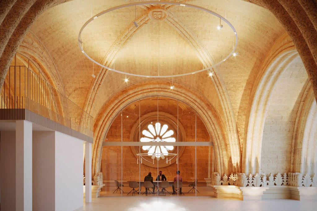 Une église transformée en bureaux à Bordeaux