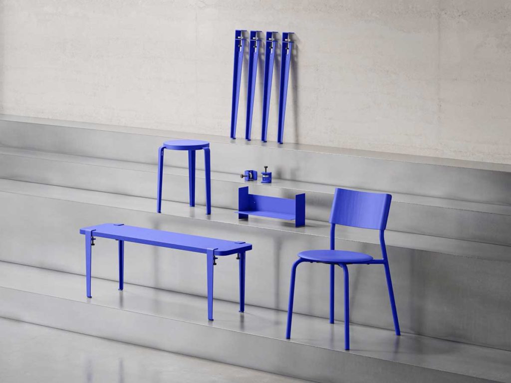 collection Tiptoe et Blue Klein