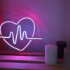 néon décoratif en coeur
