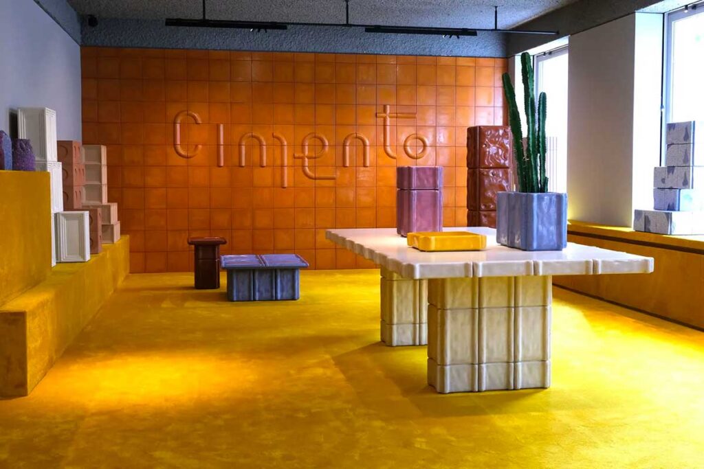 Table à manger Riva – Cimento