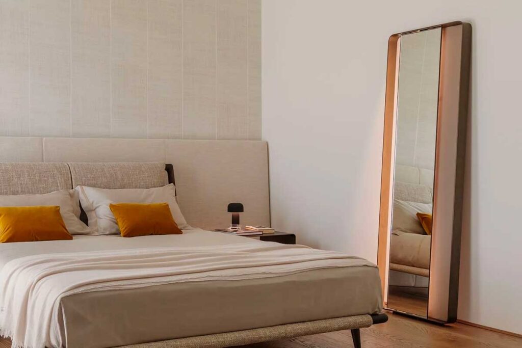 Miroir sur pied Bamboo – Natevo