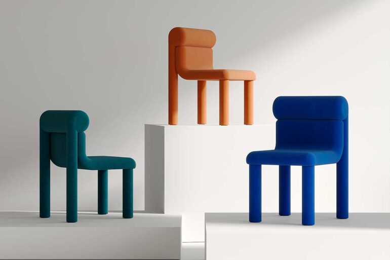 La chaise Tacto de Levantin Studio